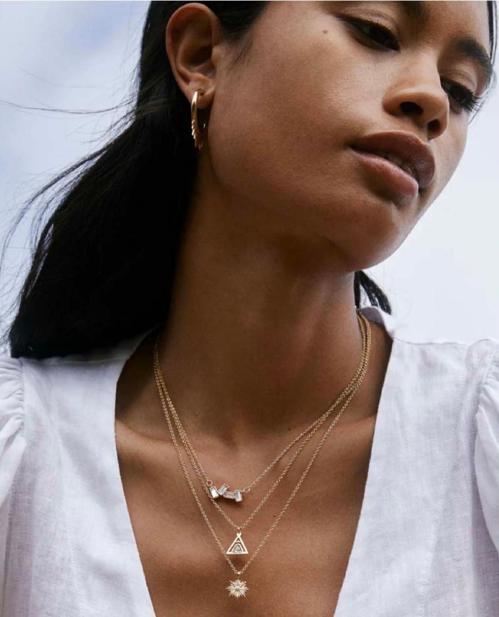 Restock of Strength Necklace 14k Gold - miamidrugpossession