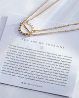 Restock of You Are My Sunshine Gold Necklace Set x 2 - miamidrugpossession