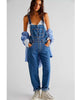 Restock Ziggy Denim Overalls Sapphire Blue - miamidrugpossession