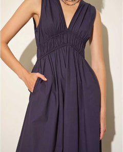 Restocked Cyra Dress Navy - miamidrugpossession