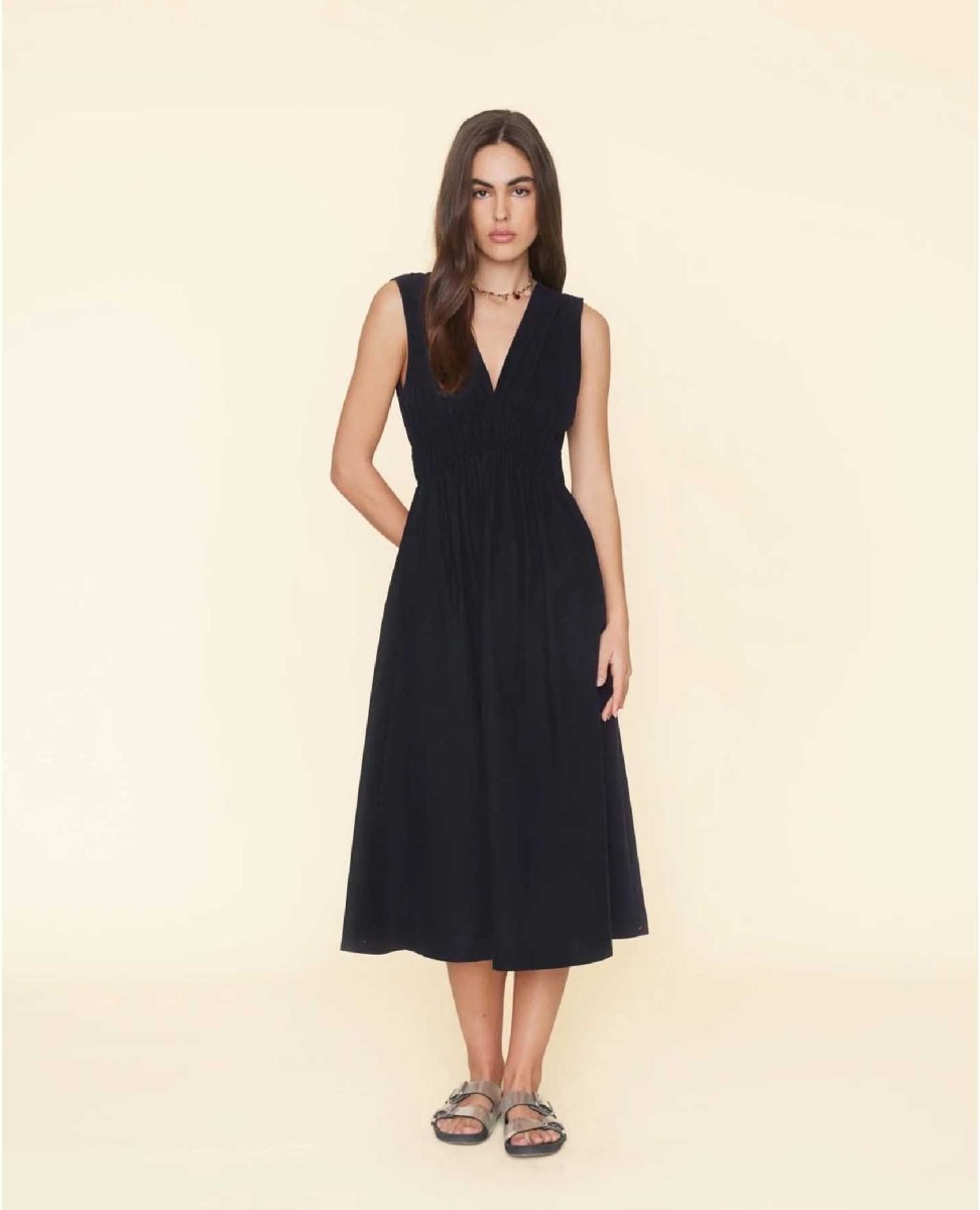 Restocked Cyra Dress Navy - miamidrugpossession