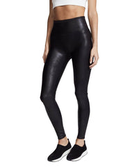 Restocked Faux Leather Legging, Black - PINK ARROWS