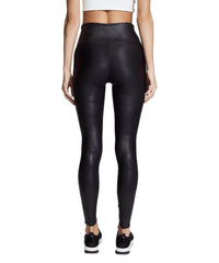 Restocked Faux Leather Legging, Black - PINK ARROWS