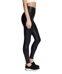 Restocked Faux Leather Legging, Black - PINK ARROWS