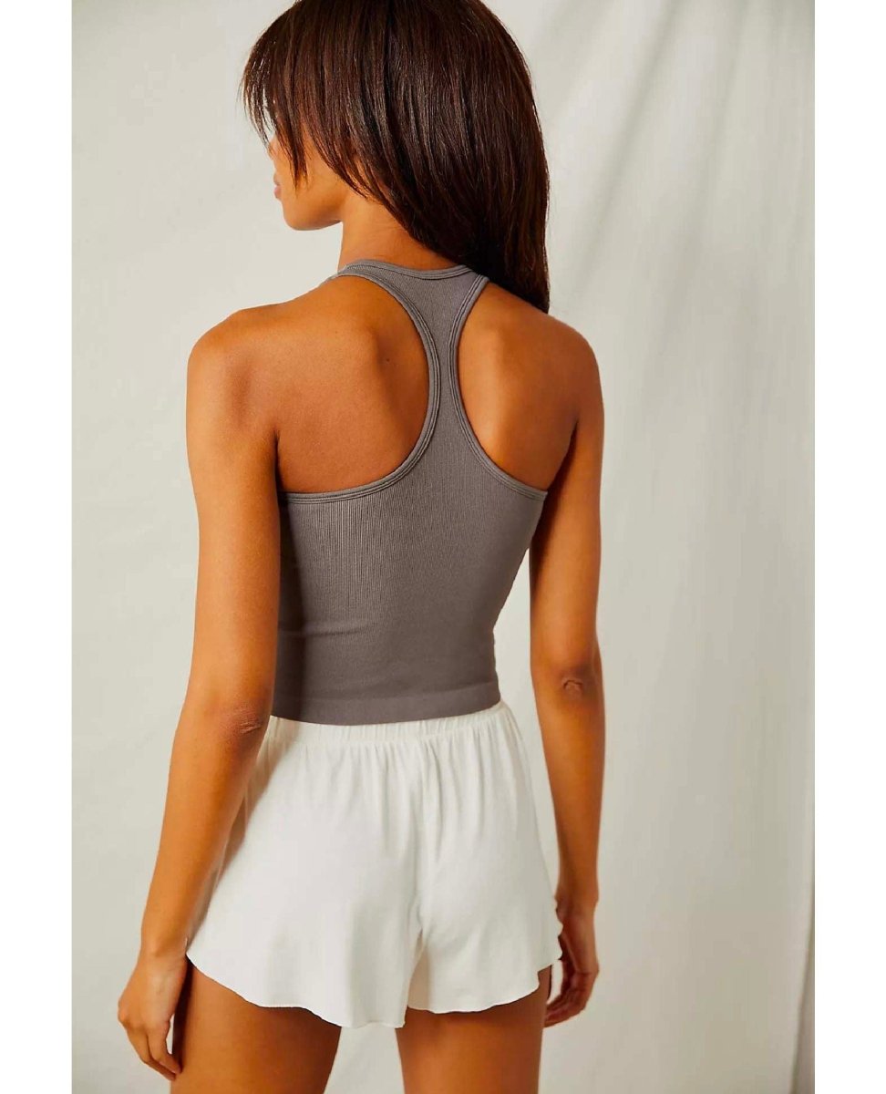 Restocked Hayley Racerback Brami Black Sand - miamidrugpossession