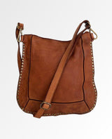 Restocked Lea Crossbody Cognac - miamidrugpossession