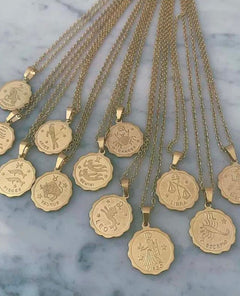 Restocked Medallion Zodiac Necklace - miamidrugpossession