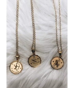 Restocked Medallion Zodiac Necklace - clearpathherbicide