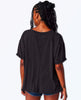 Restocked Nina Short Sleeve Tee Black - miamidrugpossession