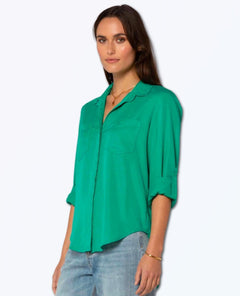 Restocked Riley Perfect Roll Shirt Spring Green - clearpathherbicide