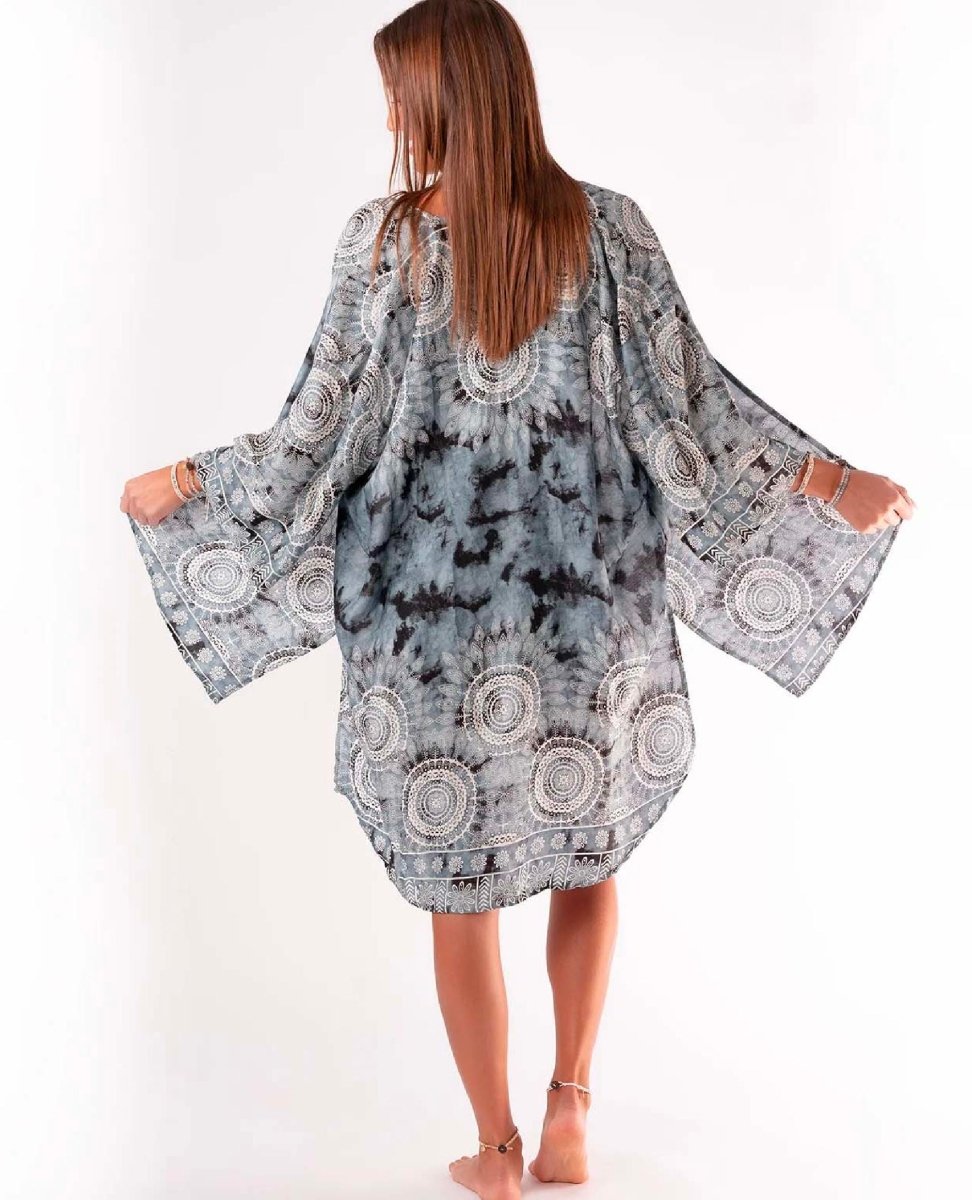 Restocked Santa Barbara Island Kimono Cover Up - miamidrugpossession