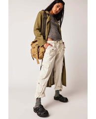 Restocked Tahiti Cargo Pants Tofu - PINK ARROWS