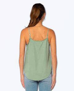 Restocked Victory Frayed Cami Sage - clearpathherbicide