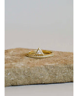 Restocking Ring Stacked Triangle - miamidrugpossession