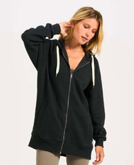 Restore Hoodie Washed Black - PINK ARROWS