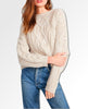 Retrograde Sweater Oatmeal - miamidrugpossession