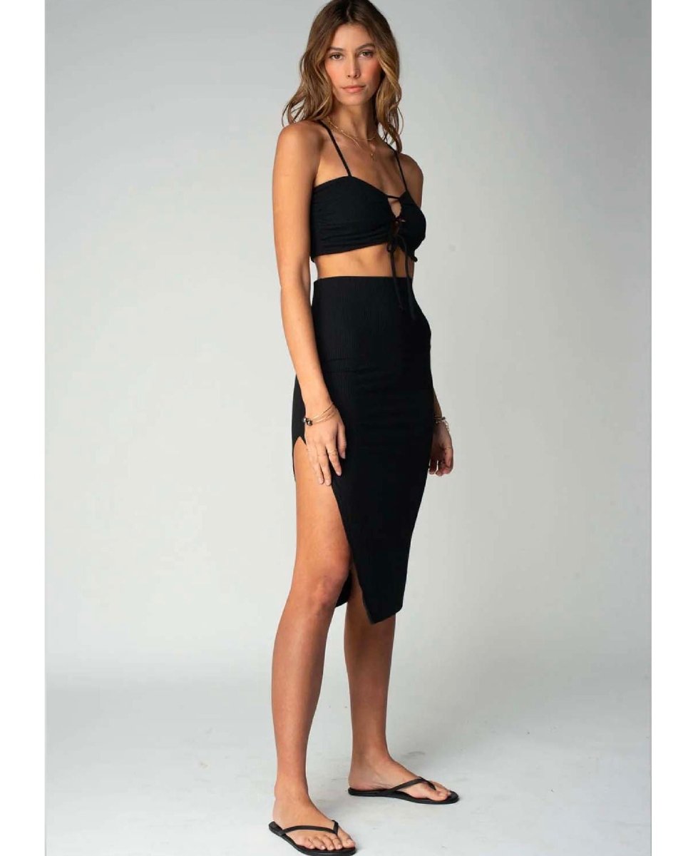 Rib Edit Skirt Black - clearpathherbicide