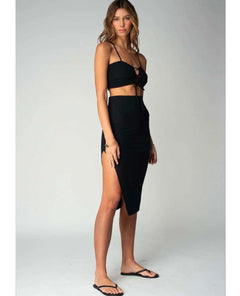 Rib Edit Skirt Black - clearpathherbicide