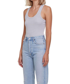 Rib Tank Bodysuit Light Grey - clearpathherbicide