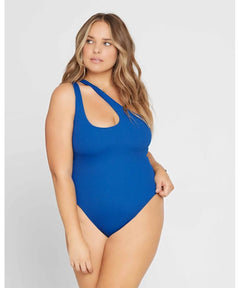 Ribbed Phoebe One Piece Classic Indigo - miamidrugpossession