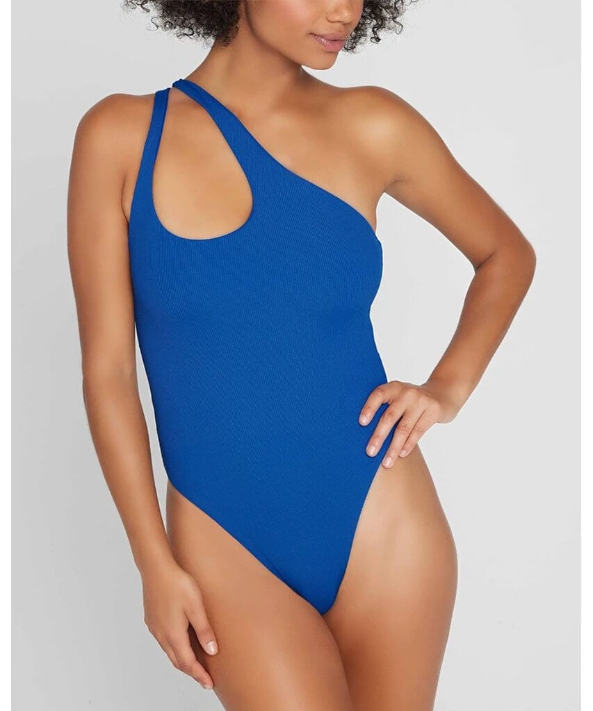 Ribbed Phoebe One Piece Classic Indigo - PINK ARROWS