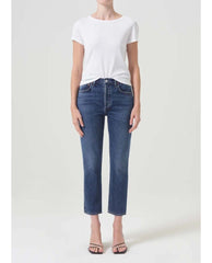 Riley Crop Jeans in Control - PINK ARROWS