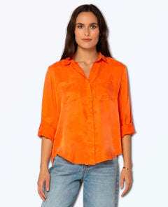 Riley Perfect Roll Shirt Sunny Orange - clearpathherbicide