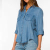 Riley Venice Sky Clean Hem Shirt - clearpathherbicide