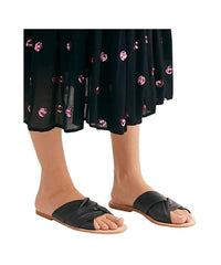 Rio Vista Slide Sandal, Black - PINK ARROWS