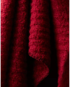 Ripple Recycled Blend Blanket Scarf Garnet - clearpathherbicide