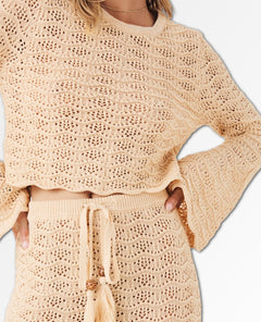 Road to Paradise Knit Top Wheat - clearpathherbicide