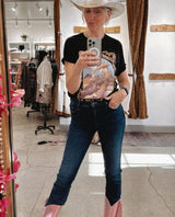 Rodeo Queen Lainey Wilson Black Tee - miamidrugpossession