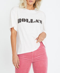 Rolla's Logo Tee Soft Pink - miamidrugpossession