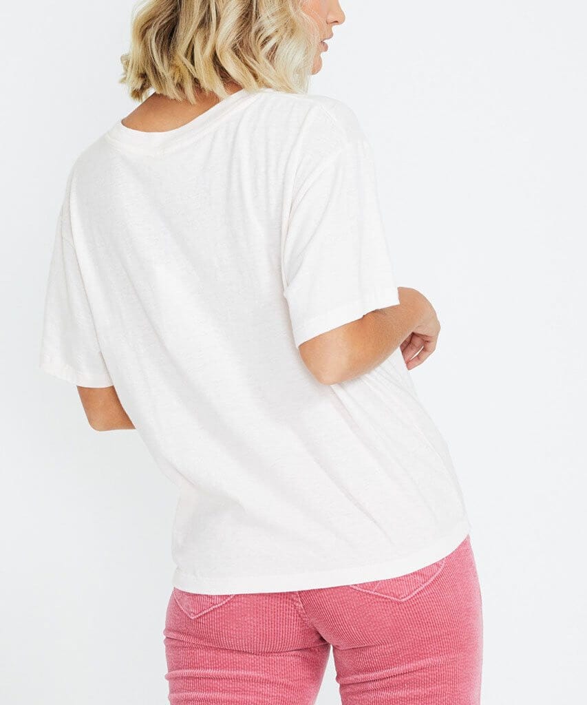 Rolla's Logo Tee Soft Pink - miamidrugpossession