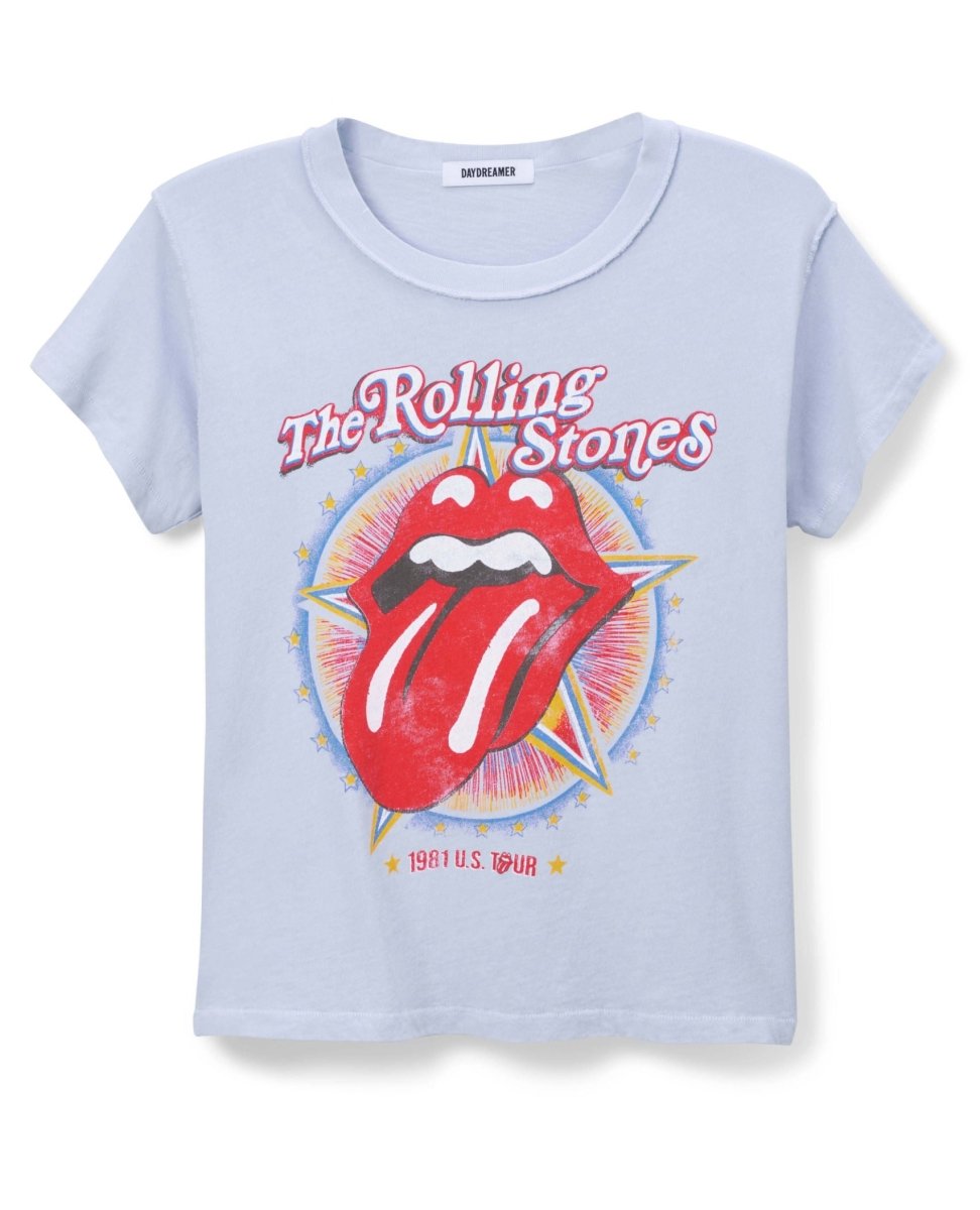 Rolling Stones Lavender Vintage Sky Tee - PINK ARROWS