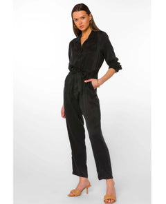 Rory Long Sleeve Jumpsuit Black - clearpathherbicide