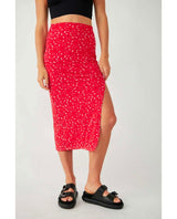 Rosalie Mesh Midi Skirt Cherry Combo - miamidrugpossession