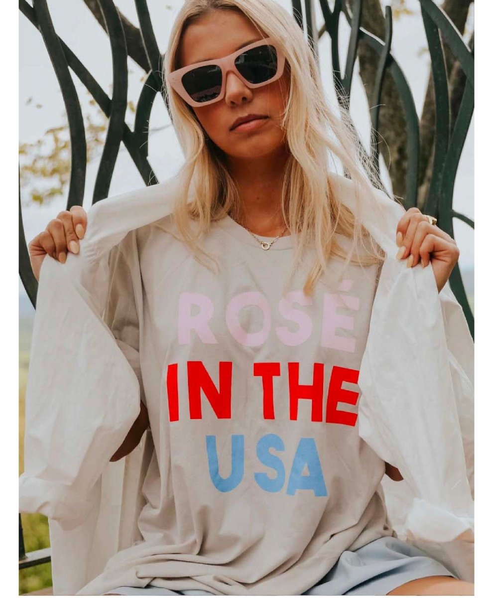 Rose in the USA Tee - clearpathherbicide