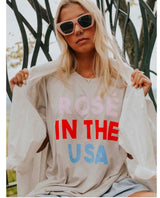 Rose in the USA Tee - miamidrugpossession