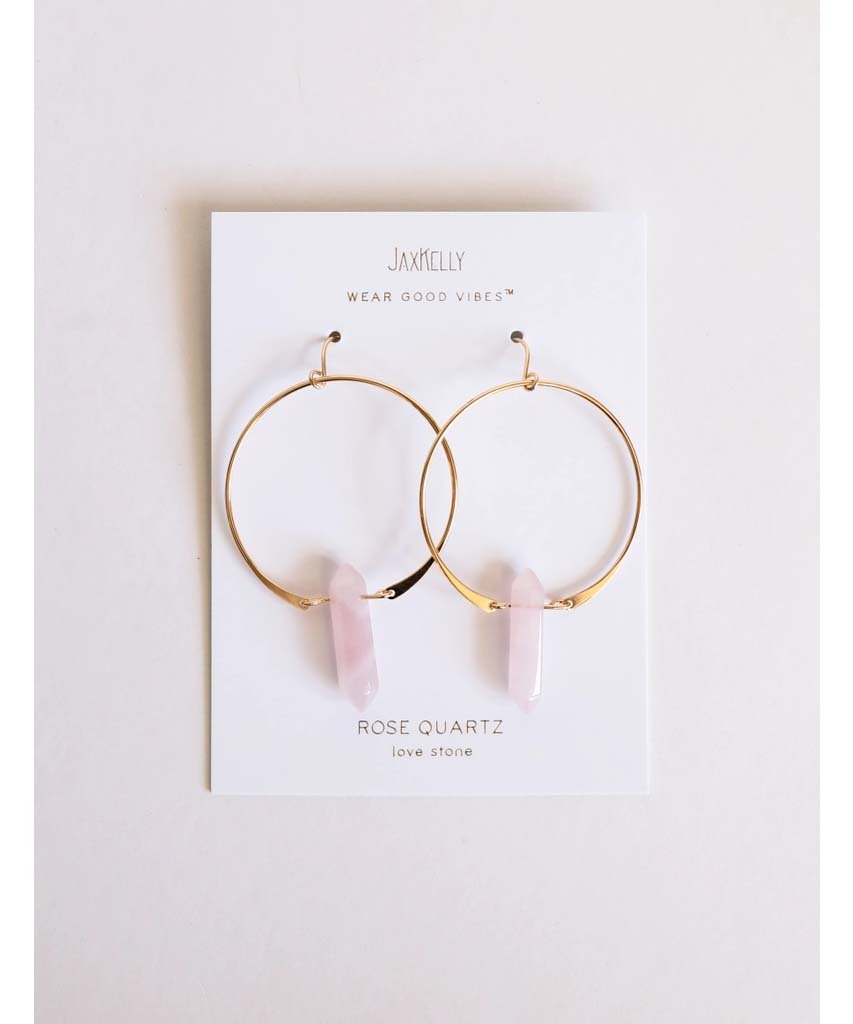 Rose Quartz Hoop - clearpathherbicide