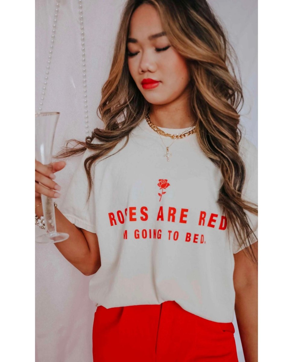 Roses are Red Bed Tee - miamidrugpossession