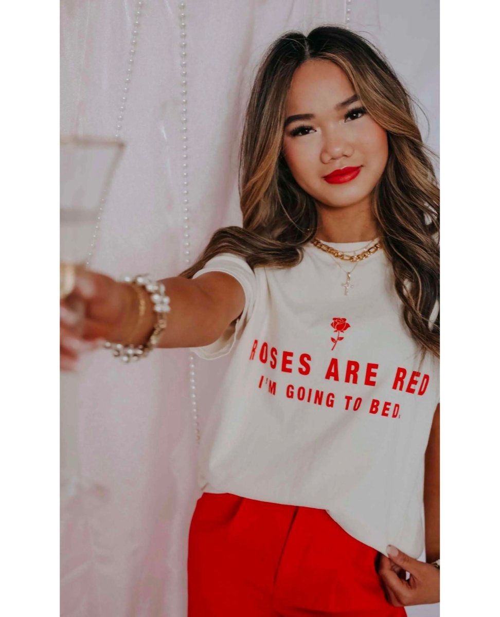 Roses are Red Bed Tee - miamidrugpossession