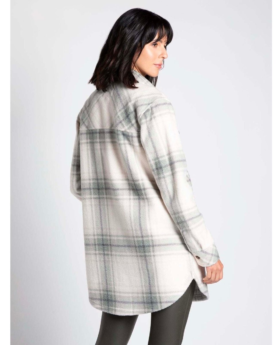 Roswell Plaid Jacket Sage Plaid - miamidrugpossession