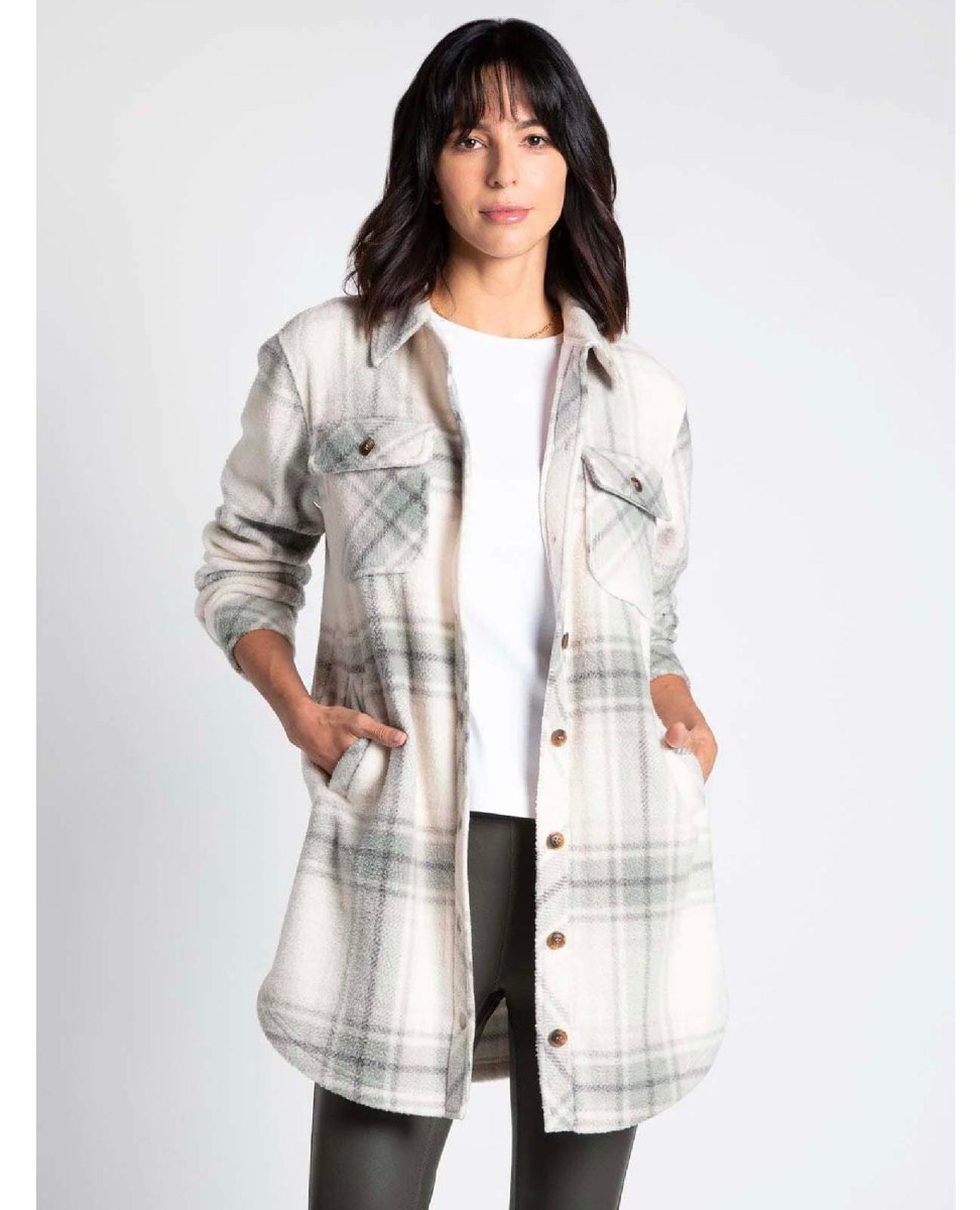 Roswell Plaid Jacket Sage Plaid - clearpathherbicide