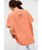 Rubi Distressed Tee Red Henna - PINK ARROWS