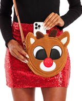 Rudolph Light Up Christmas Purse - PINK ARROWS