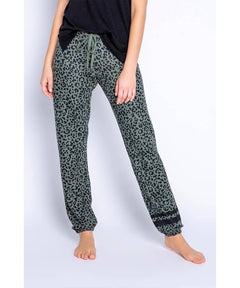 Running Wild Olive Lounge Pant - miamidrugpossession