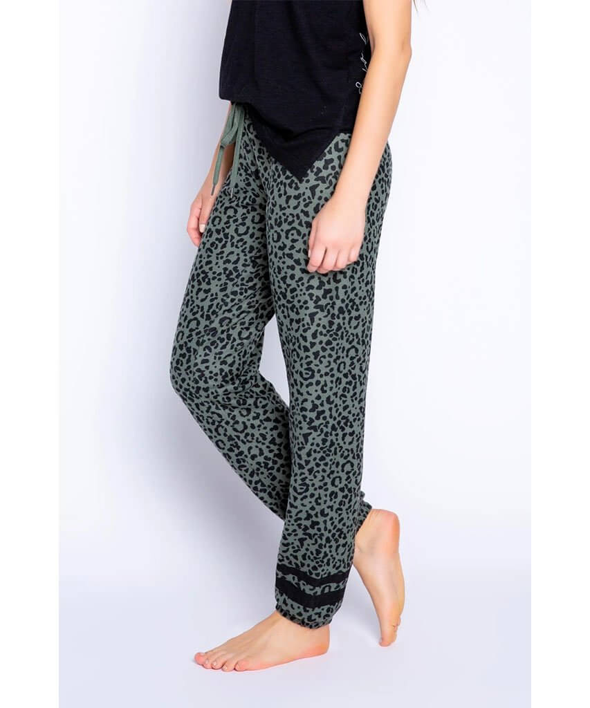 Running Wild Olive Lounge Pant - miamidrugpossession