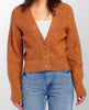 Rust Button Up Cardigan - clearpathherbicide