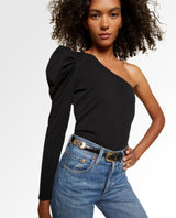 Sabrina One Shoulder Party Tee - miamidrugpossession